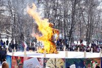 В минувшее воскресенье устькатавцы проводили зиму