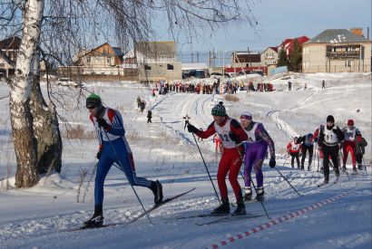 В нагорной части Усть-Катава прошли лыжные соревнования