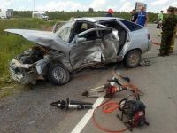 В аварии на кропачёвском перекрёстке пострадали семь человек