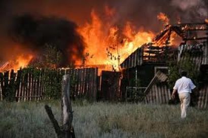 Огонь в посёлке Вязовая унёс жизнь человека
