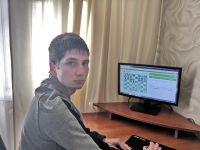 Александр Горин (капитан команды) в момент онлайн-игры.