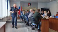 Начальник ОМВД представил Собранию депутатов годовой отчёт