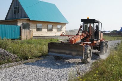 В Усть-Катавском округе начался второй этап отсыпки дорог частного сектора