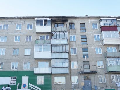 В многоквартирном доме Усть-Катава выгорела квартира