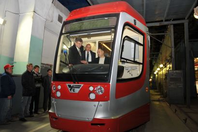 Новинка УКВЗ – низкопольный трамвай – в ноябре появится в Самаре