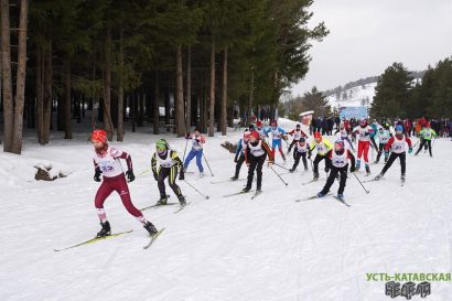 В Усть-Катаве прошли традиционные лыжные соревнования
