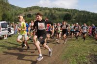 99 человек приняли участие в экстремальном забеге «Прямая гора»!