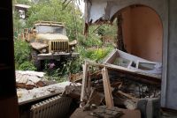 В Усть-Катаве грузовик врезался в частный дом