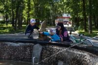 В Усть-Катаве восстановили давно не работающий фонтан