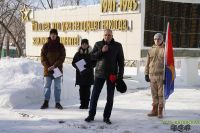 В Усть-Катаве прошёл митинг ко Дню защитника Отечества