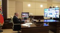 Алексей Текслер принял участие в онлайн-совещании президента Владимира Путина