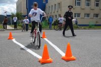 В Усть-Катавском городском округе прошли соревнования юных велосипедистов «Безопасное колесо».
