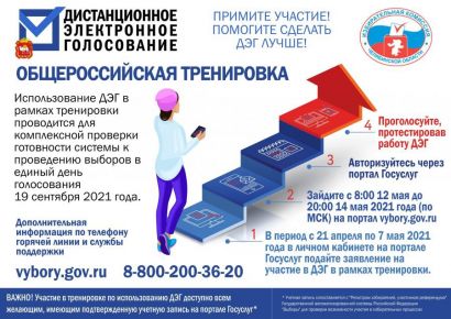 Стартовала Общероссийская тренировка систему дистанционного электронного голосования