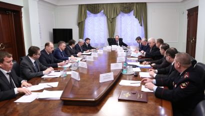 Борис Дубровский провёл совещание, касающееся обеспечения правопорядка
