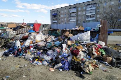 Ситуация с вывозом мусора в Усть-Катаве остаётся крайне напряжённой