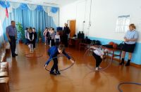 Полицейские Усть-Катава провели соревнования для учащихся школы № 9