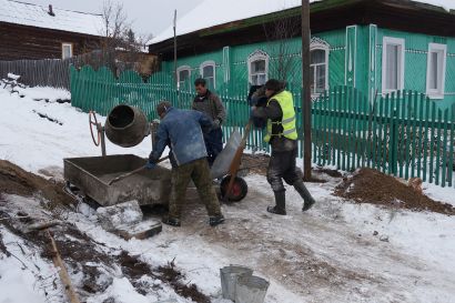 Путин помог газифицировать две улицы в Усть-Катаве