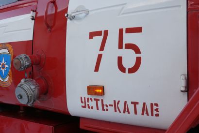 Горячая пора у усть-катавских пожарных