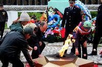 Полицейские Усть-Катава отметили День памяти и скорби
