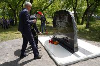 В Усть-Катаве открыт памятник жертвам политических репрессий