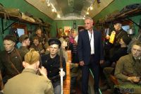 В Усть-Катаве «Поезд Победы» принял первых посетителей