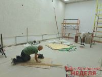 В Усть-Катаве продолжается строительство ФОКа и капремонт дома культуры