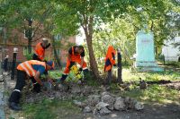 В Усть-Катаве идёт ремонт памятников