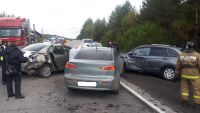 Сразу две аварии произошли на трассе возле Усть-Катава