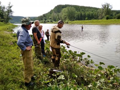 В Усть-Катаве в 10-й раз прошёл рыболовный фестиваль «Голавль»
