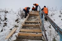 Лестница в посёлке Шубино станет безопасной