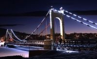 Усть-катавский Брянский мост зажёгся огнями