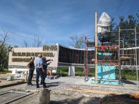 В Парке Победы Усть-Катава начался ремонт мемориального комплекса